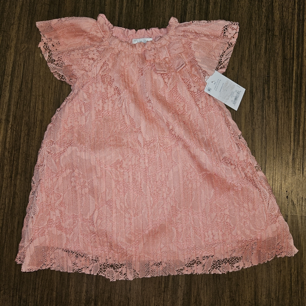 Carter's Special Occassion Coral Lace Formal Dress